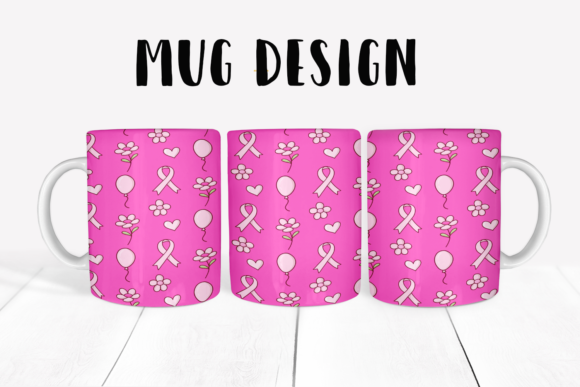 Download October Pink Mug Sublimation Designs #5 - Sublimation design Collection
