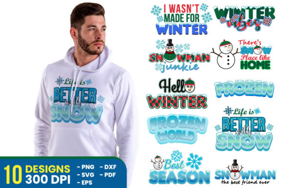 Download Winter Sublimation Designs Bundle - Sublimation design Collection